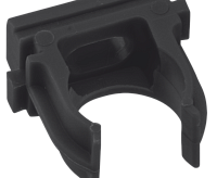 Крепеж-клипса черная d25мм  (10шт.) Plast EKF PROxima