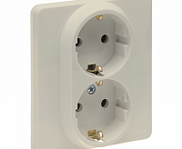 Legrand INSPIRIA Слоновая кость Розетка 2 х 2К+3 - немецкий стандарт 16 А - 250 В 673751