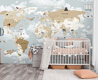 Фотообои DS 3D KID-125 (DL-001 песок) 4*2,7