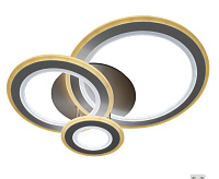 Люстра светодиодная "TRIPLEX ROUND" 108W R-700/600-WHITE/WHITE-220V-IP44