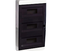 Щит навесной 36 мод. IP40, прозрачная черная дверца Tekfor BNK 40-36-1 сн/пр