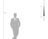 Подвесной светильник 807016 PUNTO ХРОМ/БЕЛЫЙ сн/пр