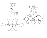 Люстра Сида бронза 07508-20,20