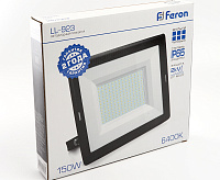 Прожектор светодиодный 150W 6400K IP65 черный LL-923