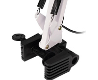 Настольная лампа (+ струбцина) TBL-02, E27, белый