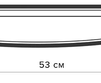 Накладной светильник PPB CRATER DIM 60W 3000-6500K D530*80 IP20 JAZZway сн/пр