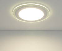 Светильник встраиваемый DLKR160 12W 4200K белый (круг) сн/пр