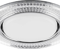 Светильник с подсветкой GX53 CD4038 15W 4000K  прозрачный хром сн/пр