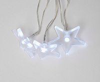 ULD-S0280-020\DTA WHITE IP20 Гирлянда свет-ная ЗВЕЗДОЧКИ, 2,8 м, прозрачный  сн/пр
