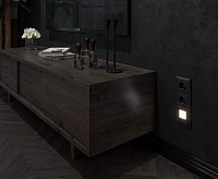 Веркель Встраиваемая LED подсветка (черный матовый) WL08-BL-03-LED / W1154308