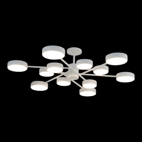 Люстра светодиодная "MATEO" 150W 12R-ON/OFF-1014x250-WHITE/WHITE-220-IP20
