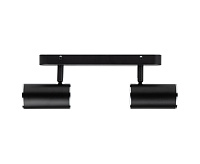 Светильник настенно-потолочный под лампу 2*GU10 черный хром OL35-2 BK