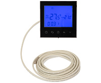 Терморегулятор R100B (черный) с автоматическими программированием REXANT