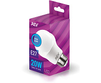 Лампа светодиодная груша А60, 20 Вт, Е27, 6500К 32531 4 (М)