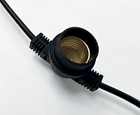Гирлянда ламповая PBL-S20/L06+1.5 Black E27 IP65 JAZZway