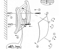 Бра GLOBO 41309 венге