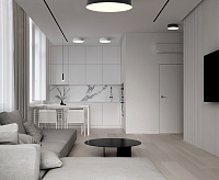 Накладной светильник 10W 4000K черный AL200 " Simple matte"