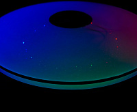 Светильник светодиодный "MUSIC" RGB 60W R-APP-390-WHITE/CHROME-220-IP20