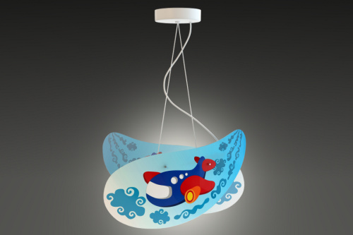 Подвесной светильник детский "Дружба" (Самолет) сн/пр Подвесной светильник детский "Дружба" (Самолет) сн/пр