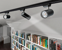 Светильник трековый PTR 0725 25W 4000K BL (черный) IP40 Jazzway