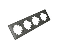 Катрин Рамка 4-ая пластик графит PFR00-7004-06