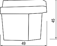 Датчик освещенности-фотоэлемент  6А белый SEN25