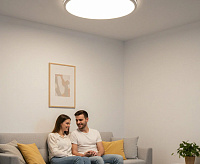 Накладной светильник "SPICA" 80W R-IRC-480x35-WHITE/WHITE-220V-IP20