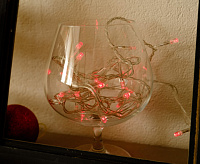 Гирлянда  20LED красный 3.6W IP20 шнур 1,5м 0,5мм CL02 26769 сн/пр