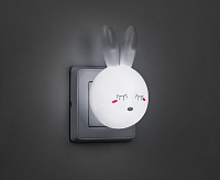 Ночник светодиодный "зайчик" белый 0.5W 220V FN1168