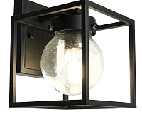 Светильник садово-парковый  60W 230V E27 IP44 черный, на стену вниз PL701