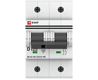 Автоматический выключатель 2P 125А (D) 15кА ВА 47-125 EKF PROxima