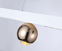 Светильник подвесной FL5955 WH/GD 18W 4200K белый /золото