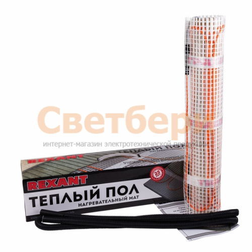 Теплый пол (нагревательный МАТ) площадь 3,0м2 480Вт двужильный 51-0506 сн/пр Теплый пол (нагревательный МАТ) площадь 3,0м2 480Вт двужильный 51-0506 сн/пр