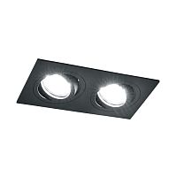 Светильник встраиваемый 2*G5.3 MR16 DL2802 черный
