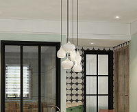 Светильник подвесной 803060 PENTOLA ХРОМ/БЕЛЫЙ