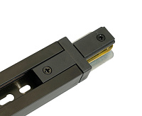 Коннектор прямой для шинопровода черный LD1020 для CAB1007