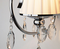 Бра 10021/1 хром/прозрачный хрусталь сн/пр