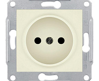 SEDNA Розетка 1-я б/з беж SDN2900147