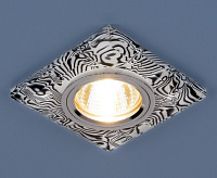 Светильник встраиваемый с подсветкой 8361 MR16 WH/BK белый/черный