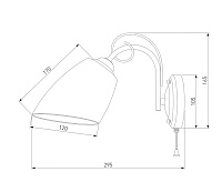 Бра 30107/1 античная бронза