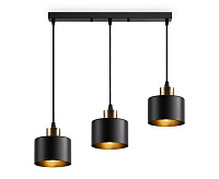 Подвесной светильник TR8118/3 BK/BS черный/латунь&nbsp;&nbsp;Е27*3