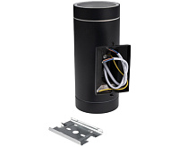 Настенный светильник PWL 20590 2*GX53 BL черный IP65 JAZZway