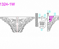 Бра 1326-1W