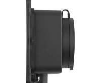 Колодка розеточная каучуковая 1-м IP44 черная düwi 27460 5