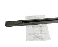 Шинопровод 3м в наборе токовод, заглушка и крепление черный CAB1007