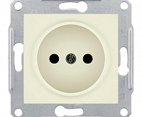 SEDNA Розетка 1-я б/з беж SDN2900147