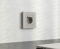 Веркель Рамка 1 пост (дымчатый софт) W0012917