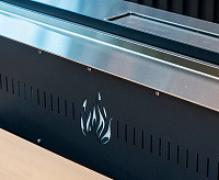 Электрический очаг Schones Feuer  3D FireLine 1000 Pro стальной