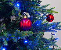 Гирлянда бытовая электрическая нить/голубой 400-002