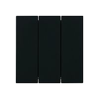 Мия Выключатель 3кл, черный бархат, RSW10-3108-05